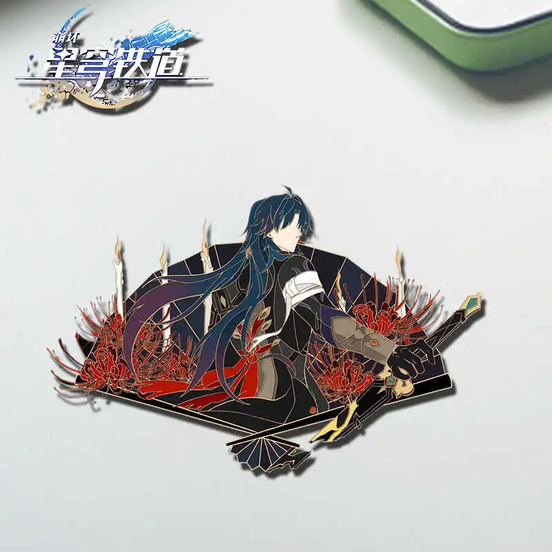 Anime Honkai: Star Rail Blade Dan Heng • Imbibitor Lunae Badge Cosplay Prop Pin Brooch Shining Cool