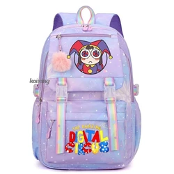 Mochila el increíble circo Digital para adolescentes, niños, estudiantes, adolescentes, niños, mochila para mujeres, Bolsa Escolar informal, regalo de cumpleaños