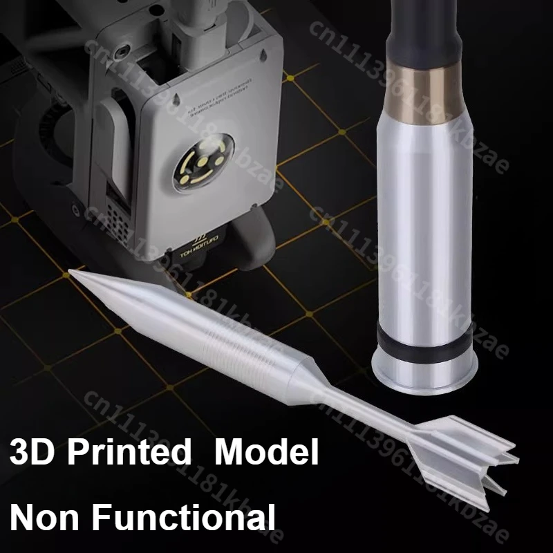Non Functional 3D Printed M830A1 Anti Tank Shell Model DIY Model Military Fans Collection Ornament Teach Tool Manual Assembly
