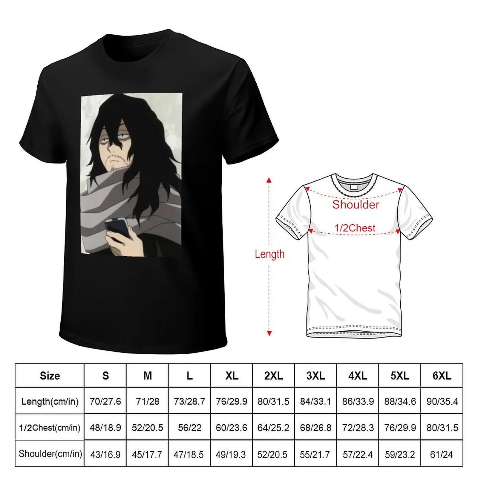 Sleepy aizawa T-Shirt summer tops sublime heavyweights graphic t shirts clothes for men