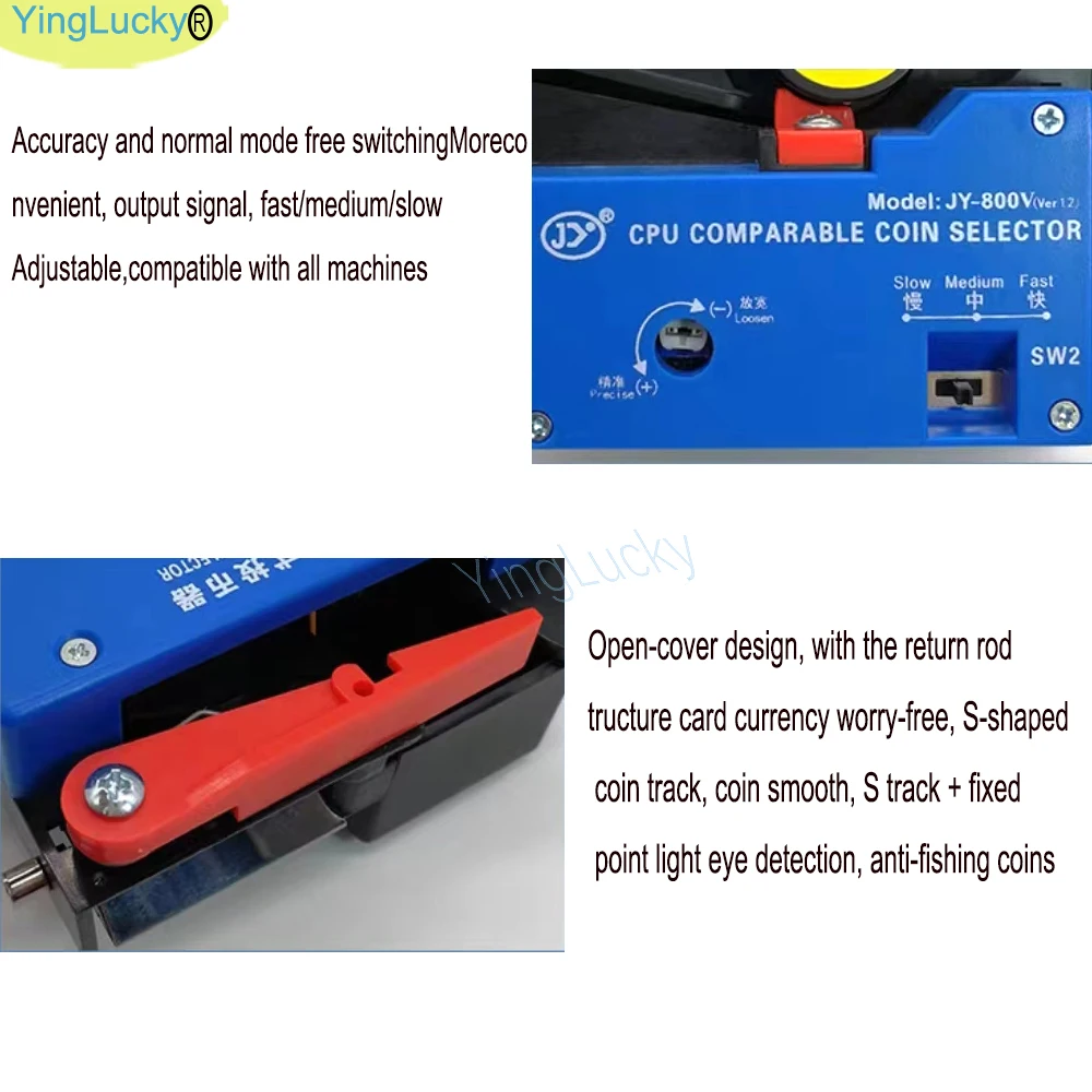 Arcade Münzprüfer Tokens Selector Upright CPU Münzspender Mechanismus für Verkaufsautomaten Flipper Teile Schrank Neo Geo – Detail 2