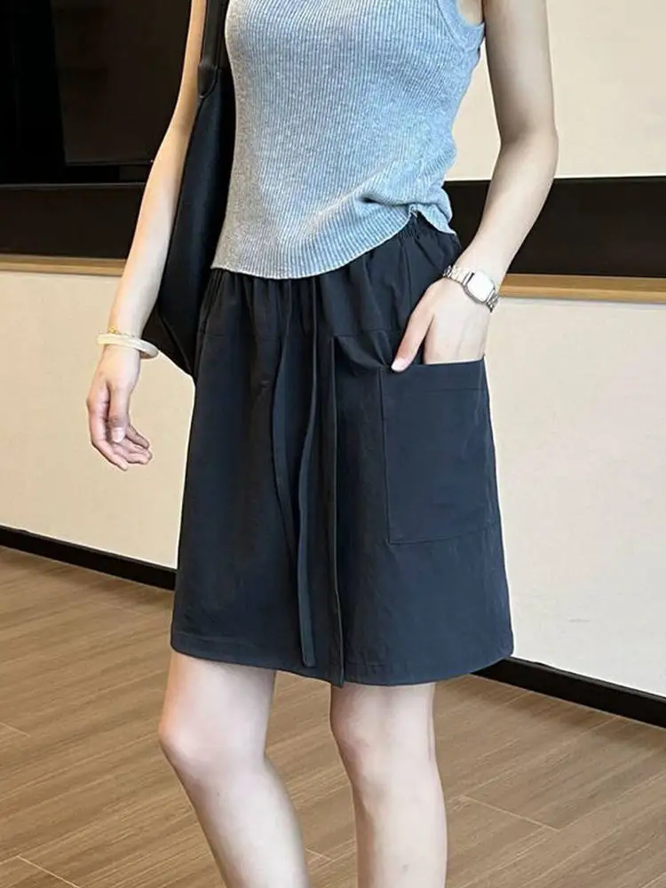 High Waist Slimming Anti-Light f Skirt A-Line Spor Casual Thin Women's orts Summer Leisure  Skirt for Ladies