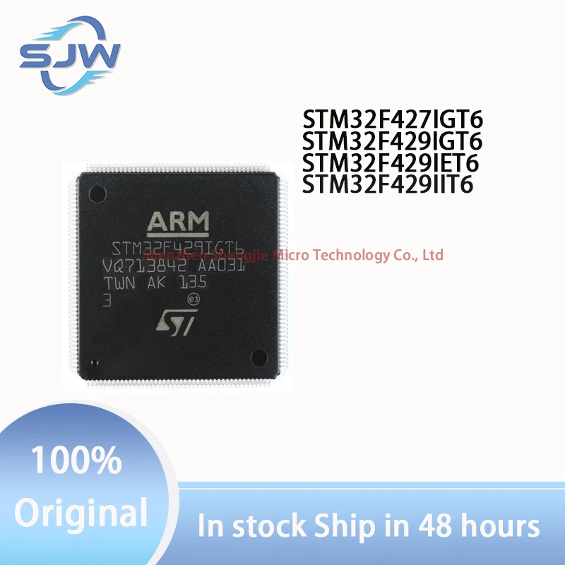 STM32F427IGT6 STM32F429IGT6 STM32F429IET6 STM32F429IIT6 encapsulation LQFP176 32-bit microcontroller chip