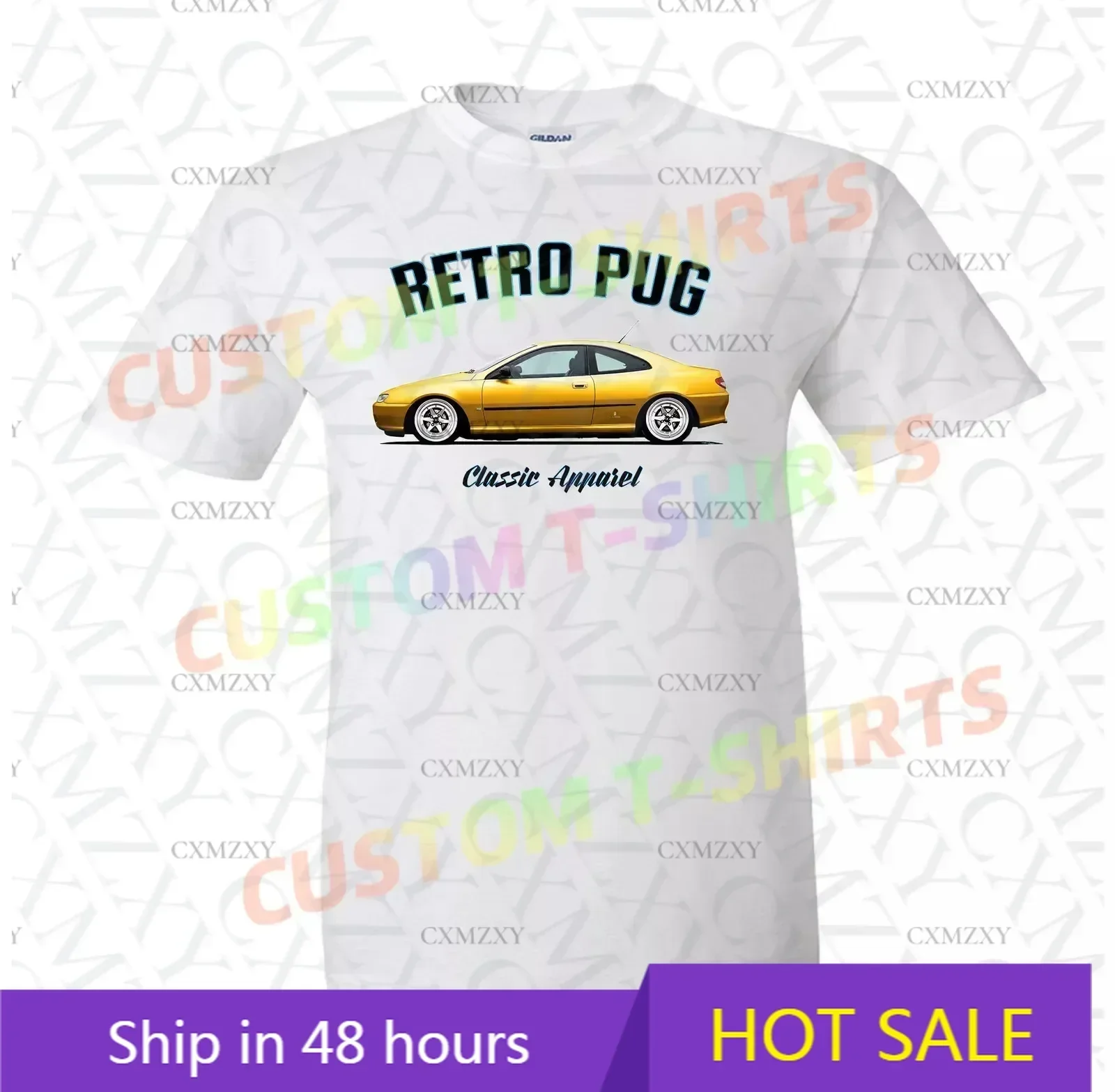 

PEUG EOT 406 COUPE T-shirt. RETRO PUG. CLASSIC CAR. MODIFIED. PININFARINA.