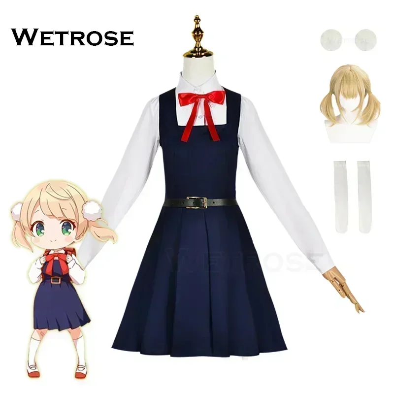 【Wetrose】Shukusei!!Loli Kami Requiem Shigure Ui Cosplay Costume JK Girl School Uniform Vtuber Cute Kawaii Dress  Lori God