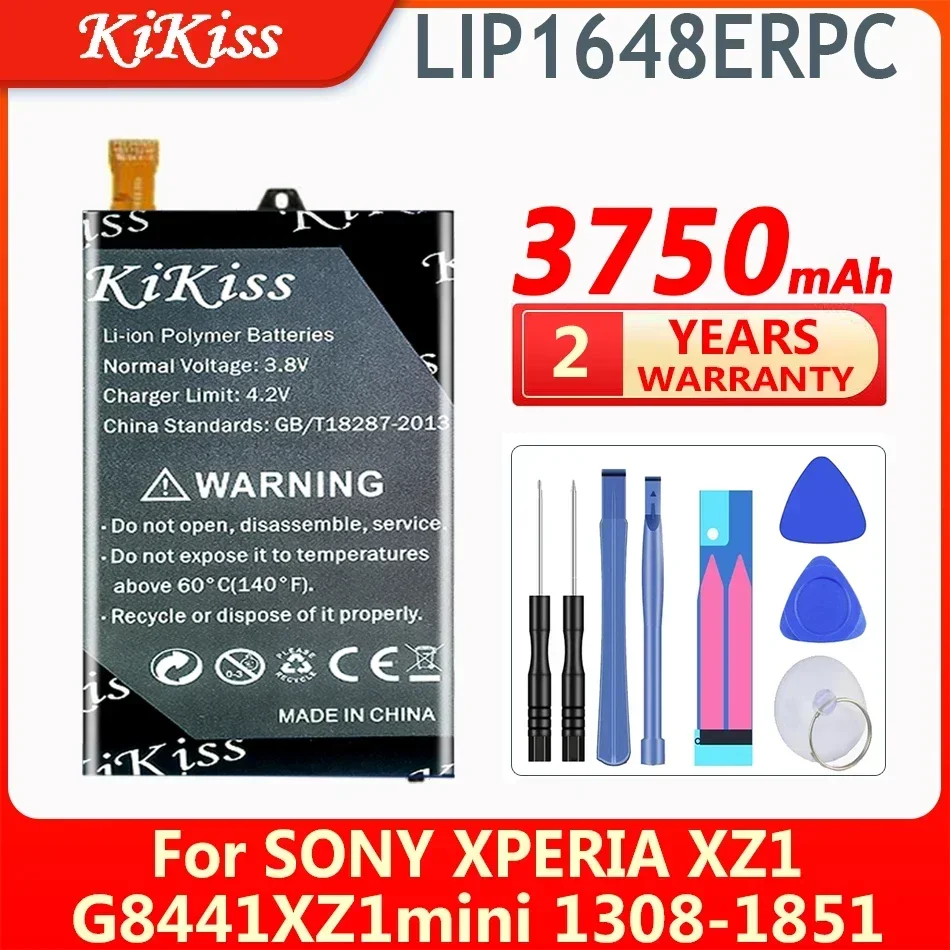 KiKiss 3750mAh Rechargeable Battery LIP1648ERPC for Sony Xperia XZ1 compact XZ1 mini XZ1mini 4.6