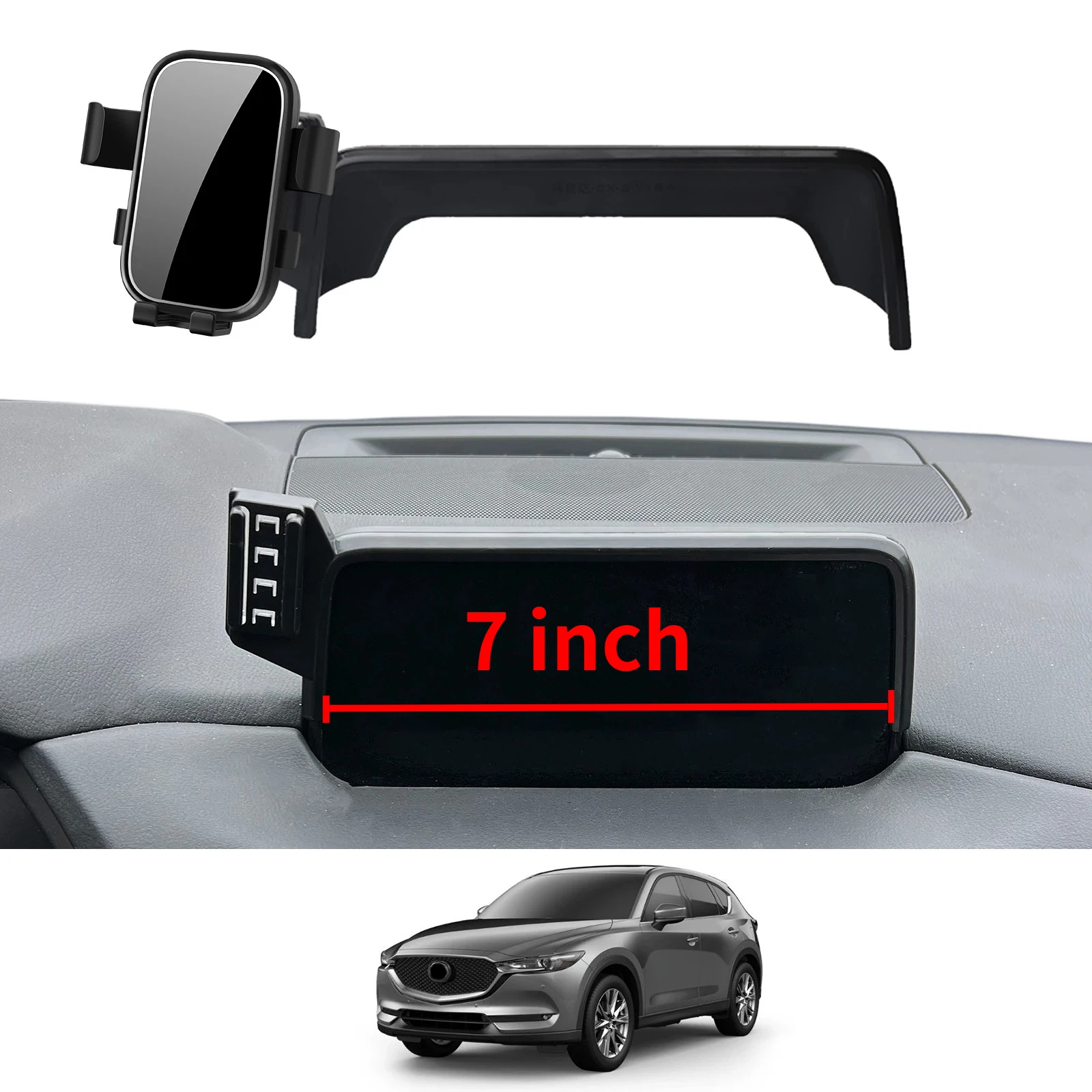 Car Mobile Phone Holder for Mazda CX-5 2017-2020 CX5 KF 7inch  GPS Bracket Navigation Stand Auto Accessories