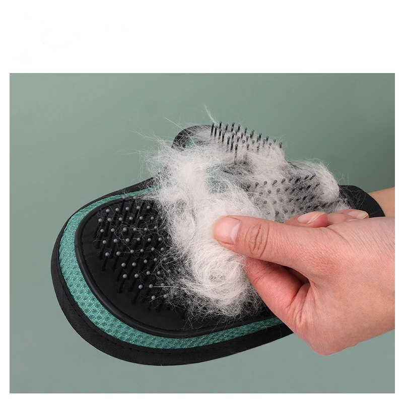 Universal pet bath, massage, cat grooming gloves, cat and dog hair removal, hair brush, cleaning, needle comb, pet supplies