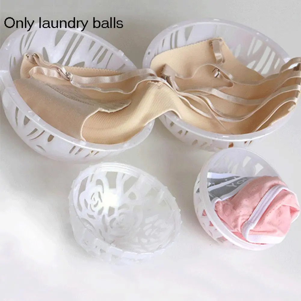 New Laundry Wash Washer Washing Ball Bra Double Tool Practical For Laundry Bubble Ball Home Women Convenient Saver Clean O4X4