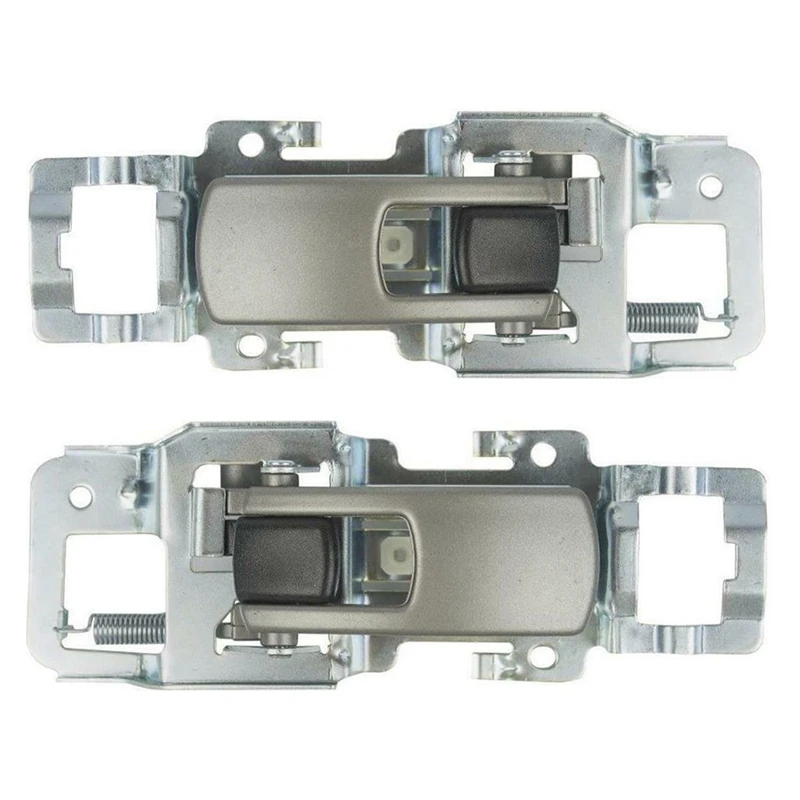 

Front Or Rear Inner Door Handle Set Silver For 05-09 Chevrolet Equinox 15926295, 15926296