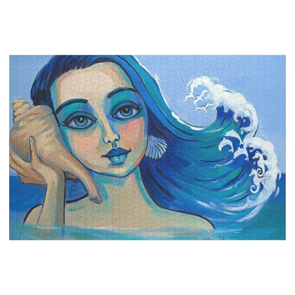 

Ocean Goddess Jigsaw Puzzle Picture With Photo Custom Child Puzzle