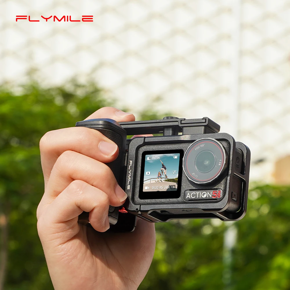�y�Z�[�����zFlymile �X�g���[�g�O���b�v�L�b�g DJI Action 5 Pro/Osmo Action 4 3 �n���h�O���b�v�ی�P�[�X�ʐ^�A�N�Z�T���[�p