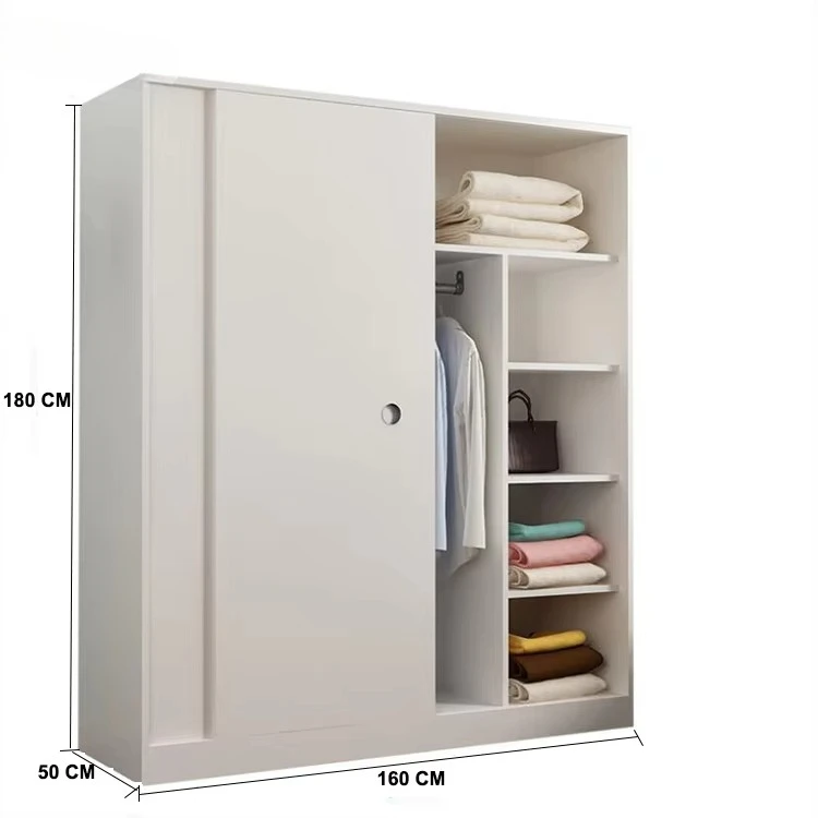 

Sliding door wardrobe simple modern panel wardrobe locker