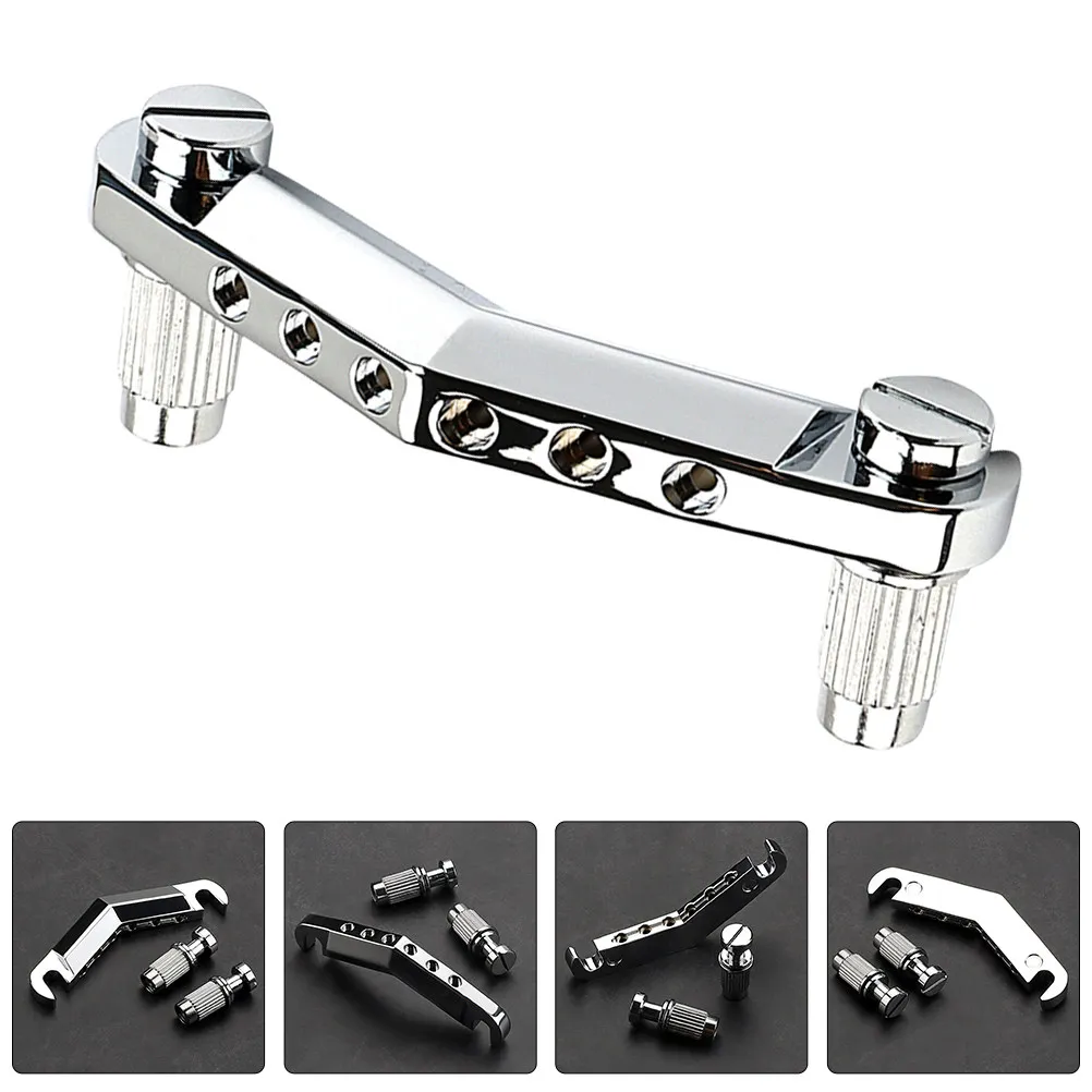 

Металлический гитарный бридж V-образной формы для стабильного звука, сменный тейлпикс для акустических и классических гитар, запчасти для музыкальных инструментов