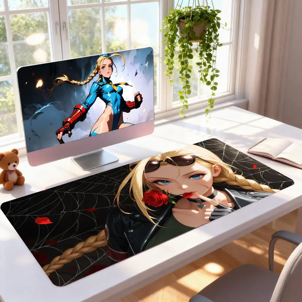 

Street Fighter Cammy Mouse Pad Rubber Computer Laptop Official Game Super Colored Print Aesthetic Pretty Fashion Luxury Gift Mat