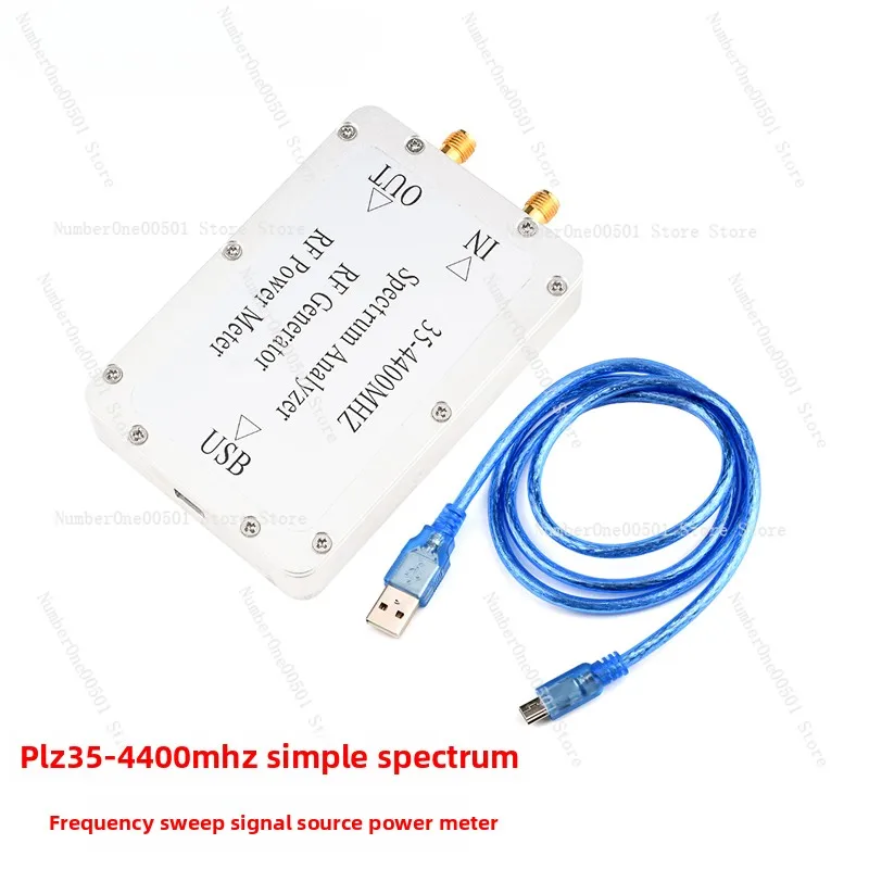 

PLZ35-4400MHz Simple Spectrum Sweep Signal Source Power Meter CNC Aluminum Alloy Shell