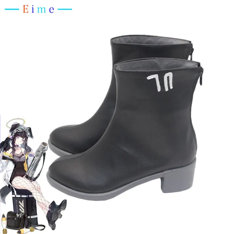 لعبة الأزرق الأرشيف Nekozuka Hibiki تأثيري أحذية هالوين كرنفال الأحذية أحذية بولي PU تأثيري الدعائم مخصص