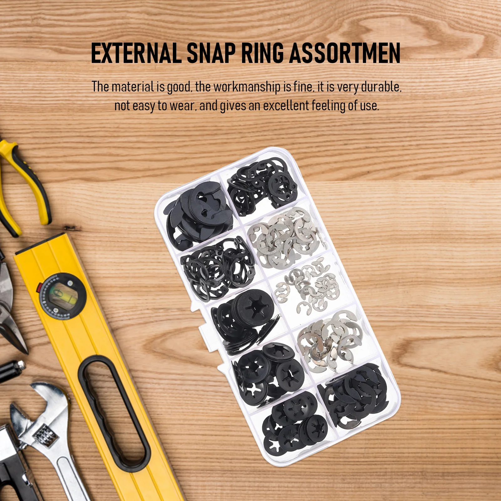 

200pcs Game Machine Retaining Rings Iron E-Clip Axle Ring Accessories For Claw Machine Parts External Snap Ring