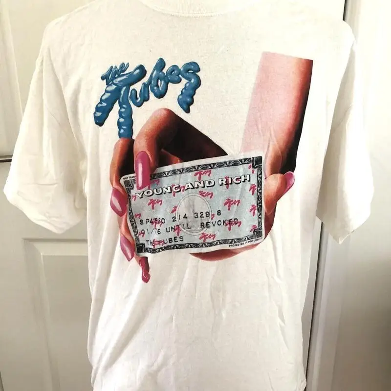 The Tubes Young And Rich T Shirt Classic White Size S 5Xl Uu085