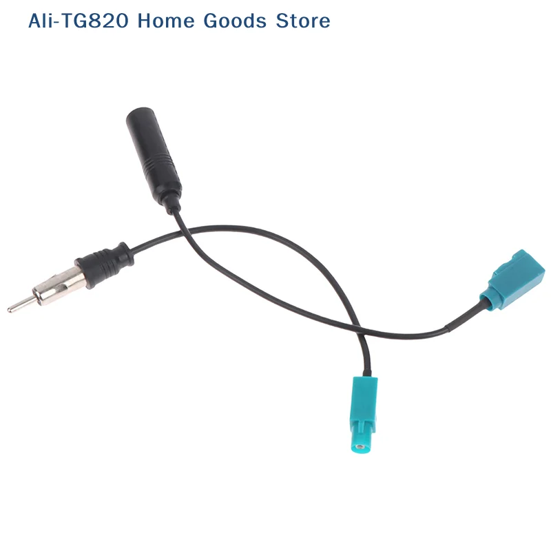 [TG820]Car Replacement Parts For Bingfu Car Stereo FM AM Radio Antenna Adapter Cables Fakra Z To DIN