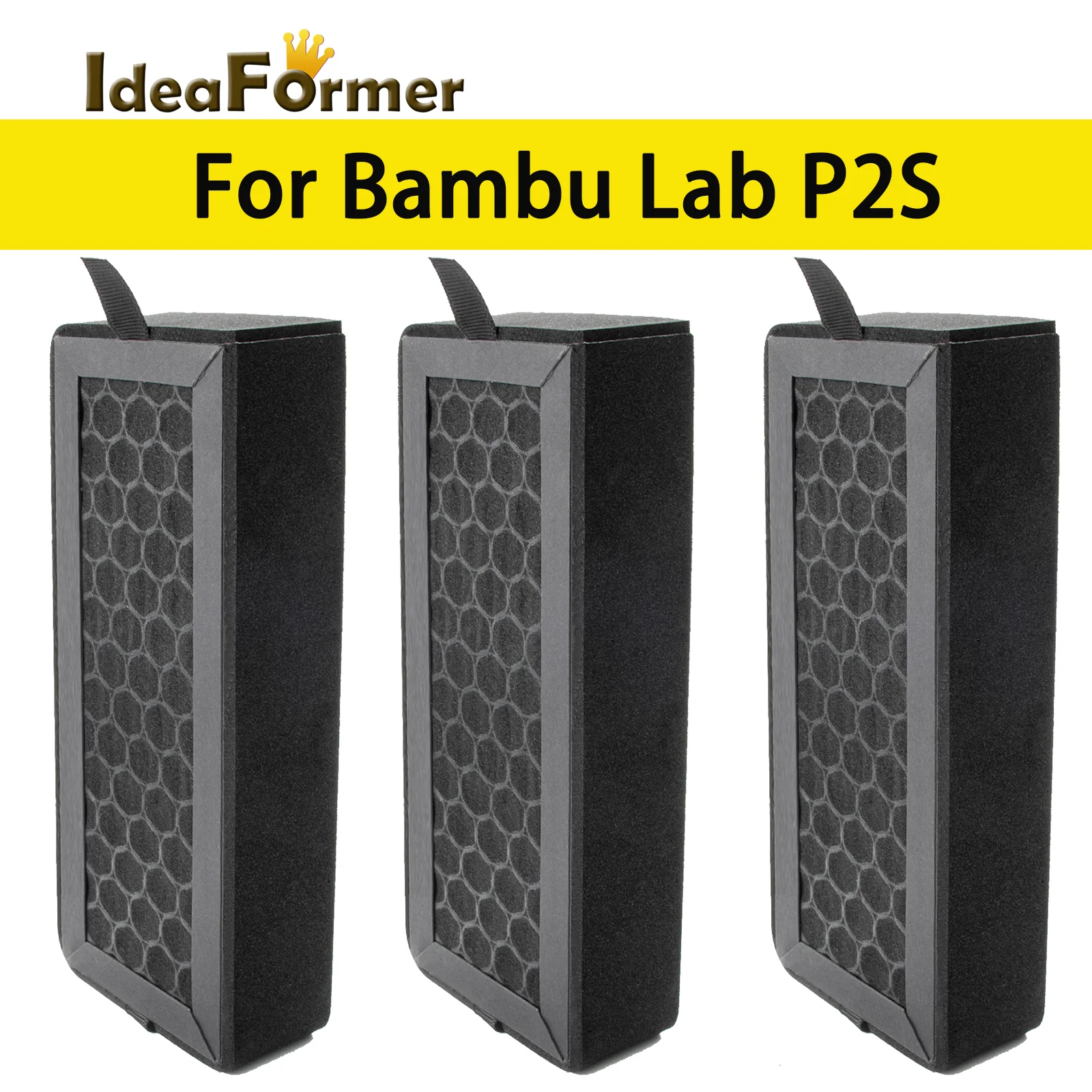 For Bambu Lab HEPA Activated Carbon Combo Air Filter Ultra for P2S 3D Printers OEM Replacement Bambulab Accessories Air Filter