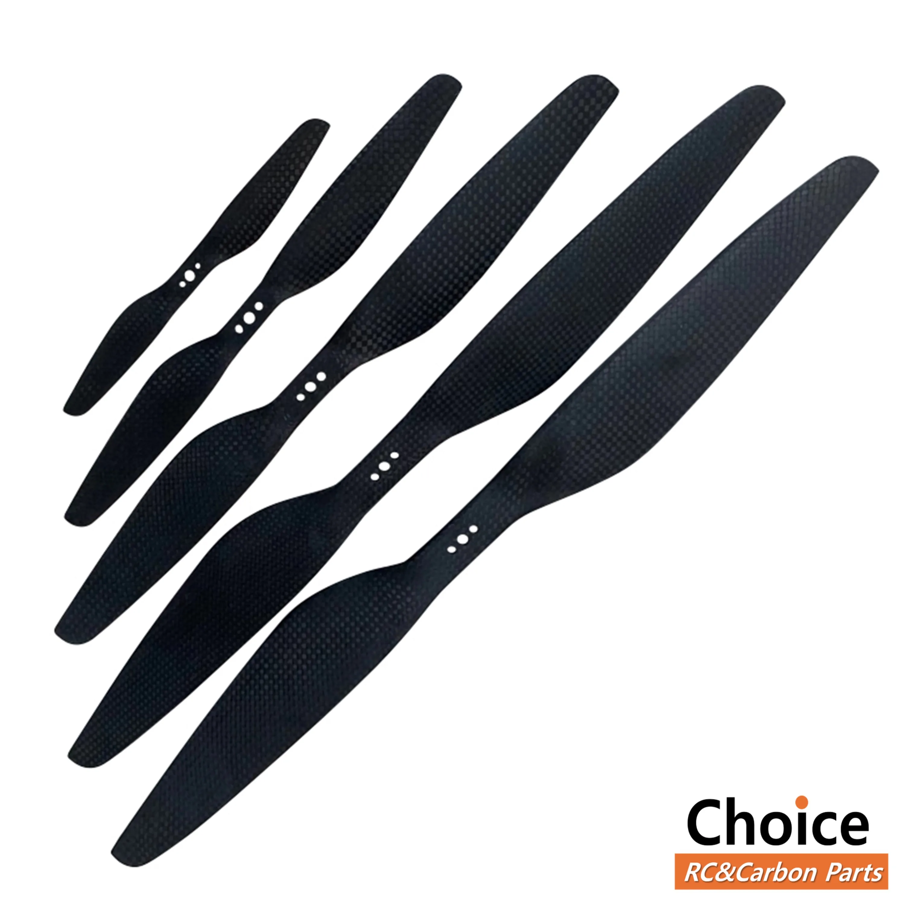 4pcs/lot 3K Carbon Fiber Propeller 5030 6020 7024 8027 9030 1033 1137 1240 1345 1550 1654 For Tiger Motor Quadcopter (2 pair)