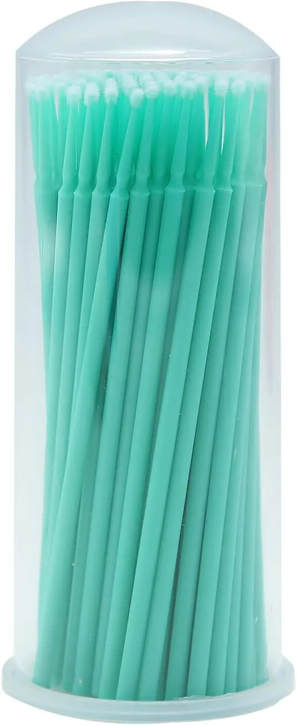 

Disposable Micro Applicators for Automotive Paint Chip Repair, Touch Up Brushes, 100 Pieces Green