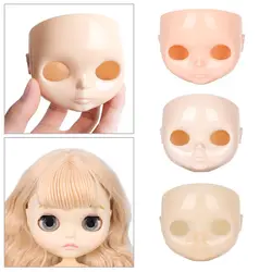 1/6 Blyth DIY Doll Factory Dolls Faceplate With Backplate 30cm Plastic Blyth No Makeup Face and Screw Toys Accessories