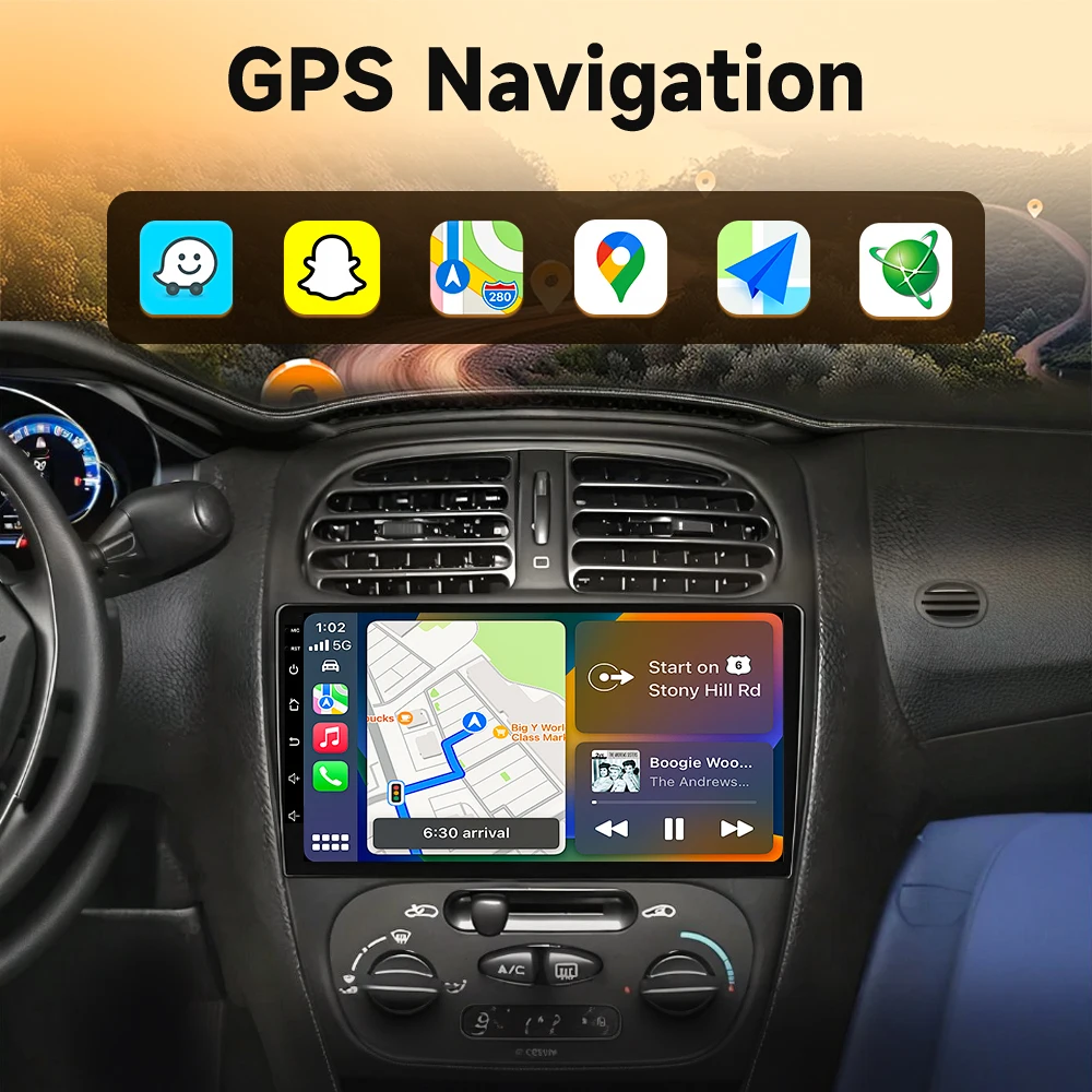 Android 16 Auto Car Radio For Peugeot 206 206CC 206SW C2 2001-2008 wireless head unit Multimidia intelligent systems BT No 2 din