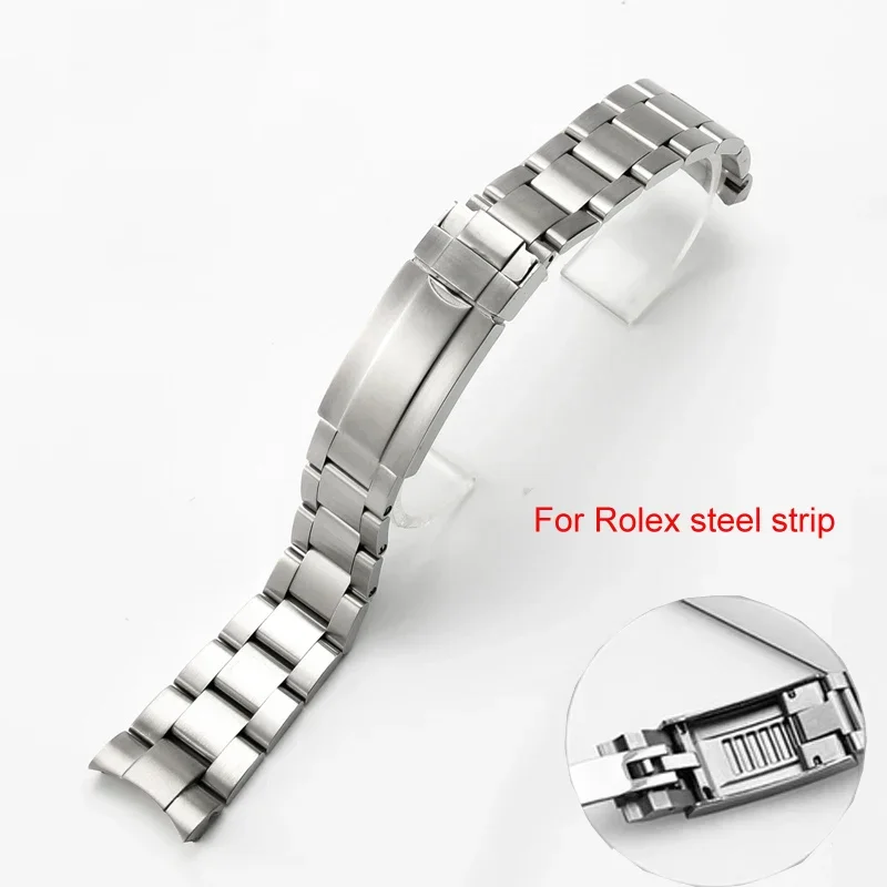 21mm 20mm  wrist bracelet Stainless teel watchband For Rolex Daytona Oyster Perpetual Submariner for Seiko NH35 Watch Strap