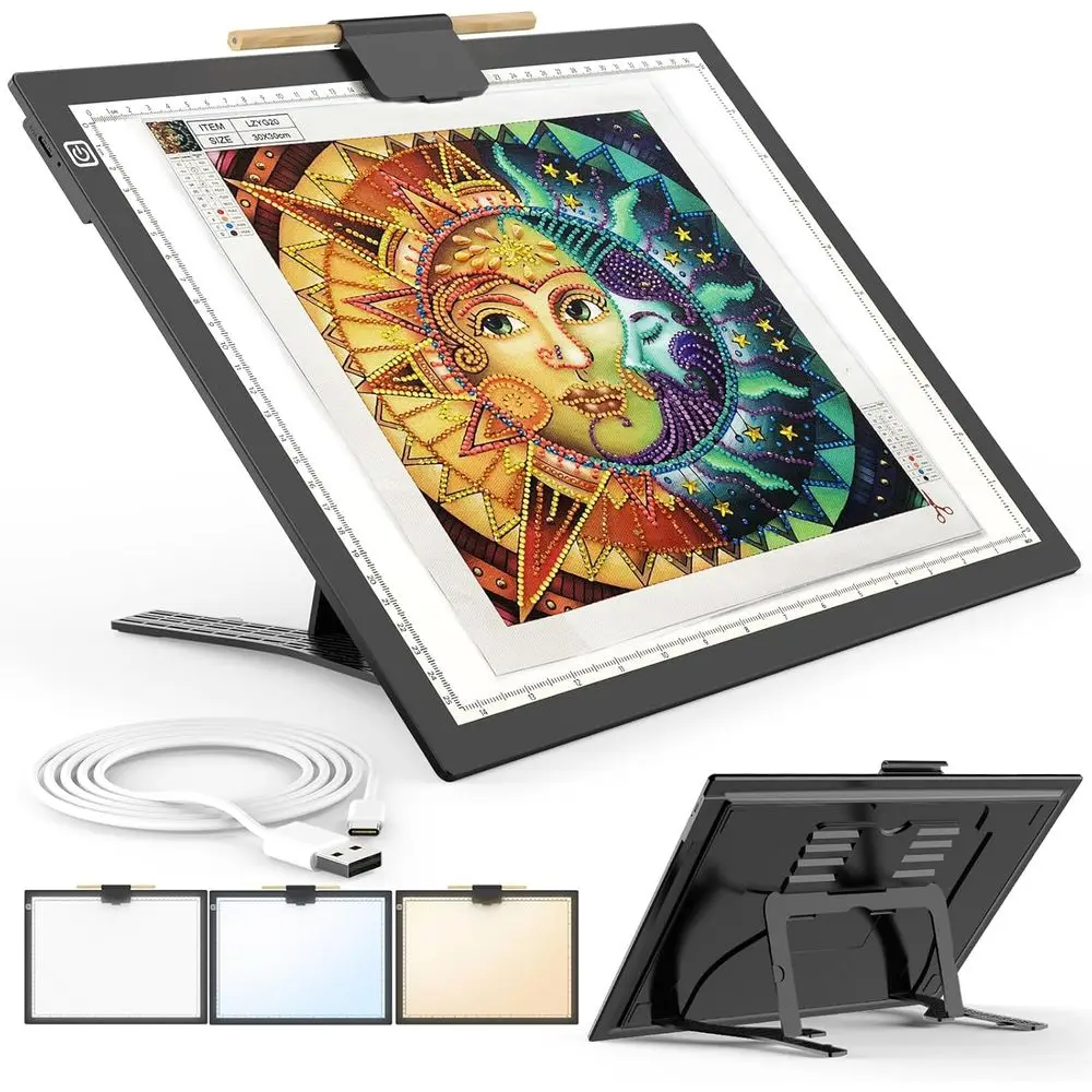 

Adjustable Brightness LED Light Pad for Sketching, Animation, and Artwork