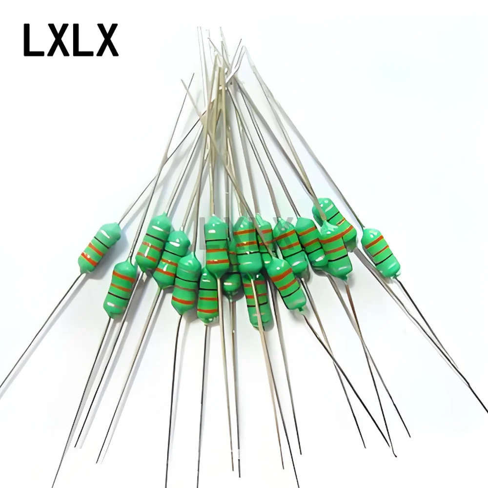 LXLX1 1/4W Color Ring Inductor Package Color Code 0307 Small Inductance 1UH-560UH Commonly Used 12 Kinds of Each 10 Pcs