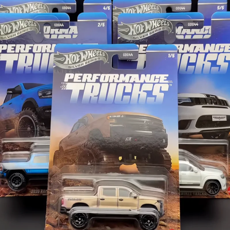 Camionetas Hot Wheels Silver Label Performance Trucks, Camioneta Todoterreno Ford Bronco Raptor Jeep Dodge Ram, Modelo de Auto de Colección, Juguete de Regalo