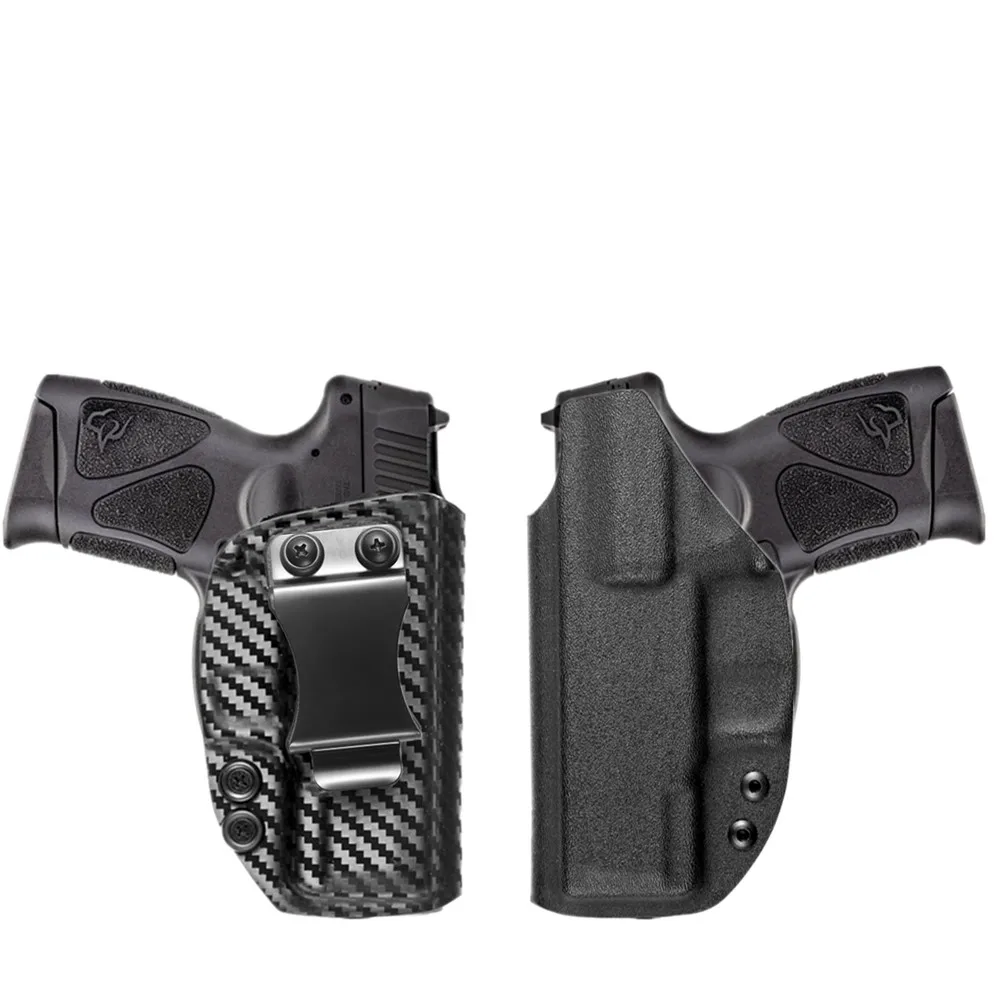 Carbon Fiber kydex IWB Internal Holster For Taurus G2C G3C G2S  PT111 G2 PT140 9mm .40 Charger Port Magazine Holder Flap Claw