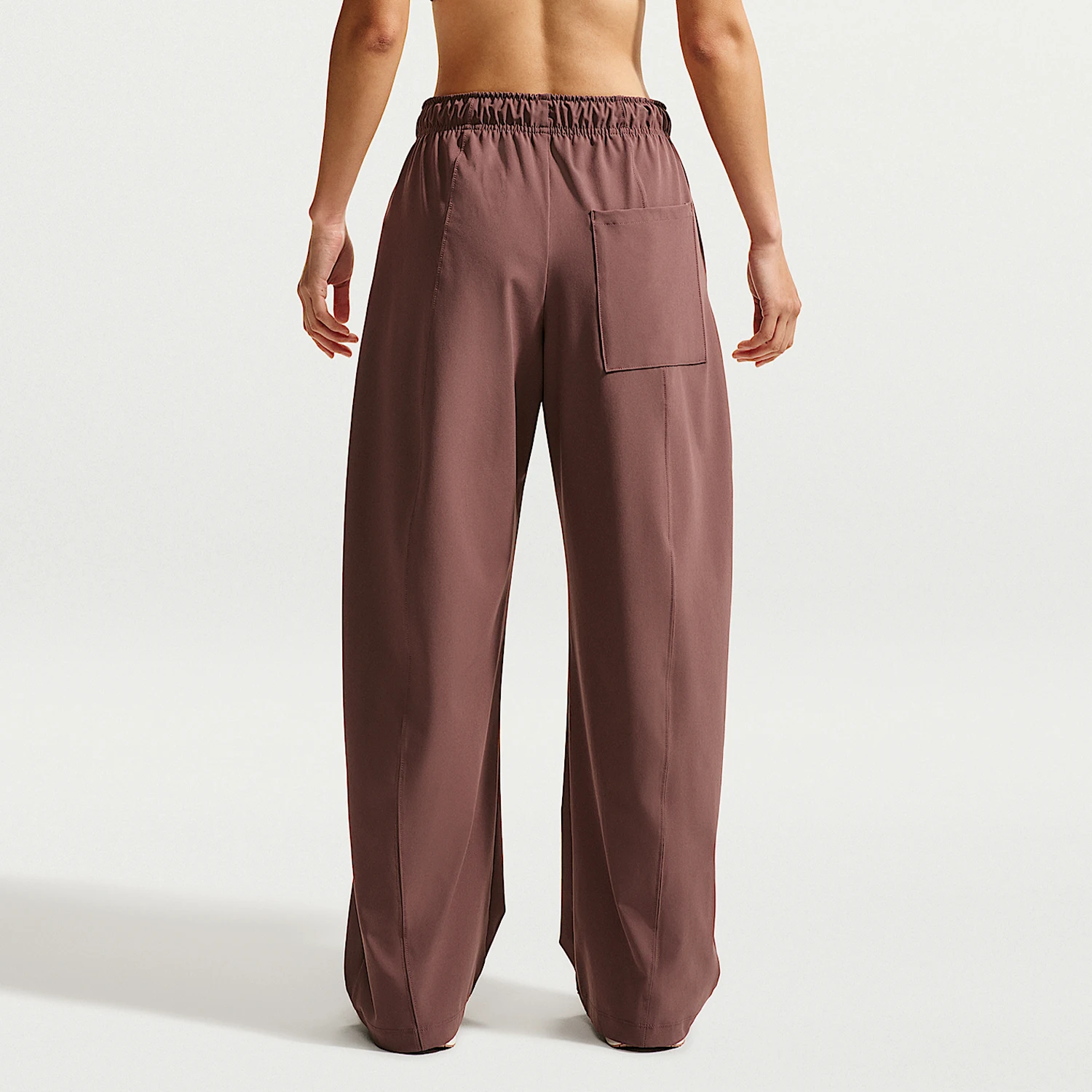 Nike genuine One Dri FIT women's woven wide leg lace up pants IQ0343-502