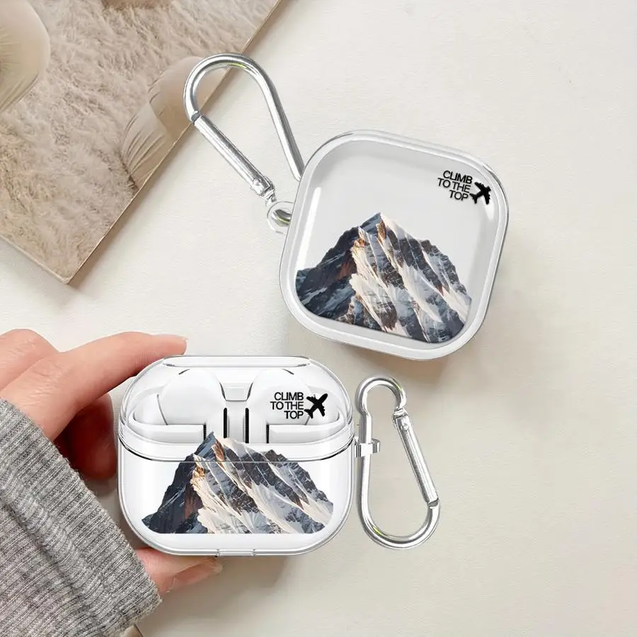 Beautiful Landscape Clear Earphone Cases Cover Case For Samsung Galaxy Buds 3 FE 4Pro 2 Live 3Pro 4 Pro