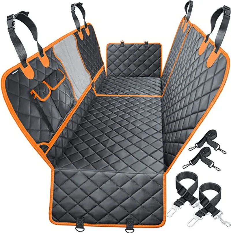 Waterproof Fordable Seat Protector Hammock Pets Dog Car Seat Cover Pet/dog Backseat Cover for Car Rear Back Seat