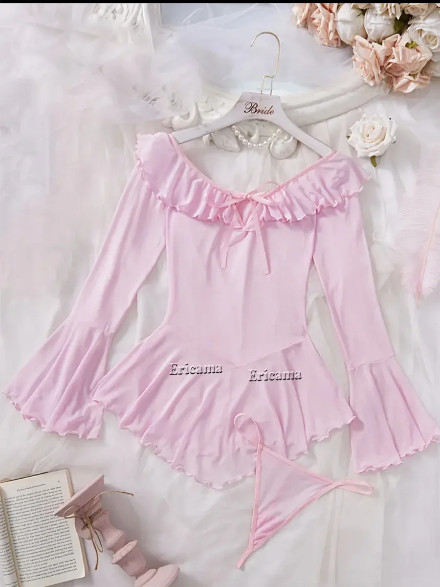 Sexy Lace  Lingerie Set Erotic Lingeie Sexy Bra Set For Women Nightdress Clothes Women's Sexy Nightw