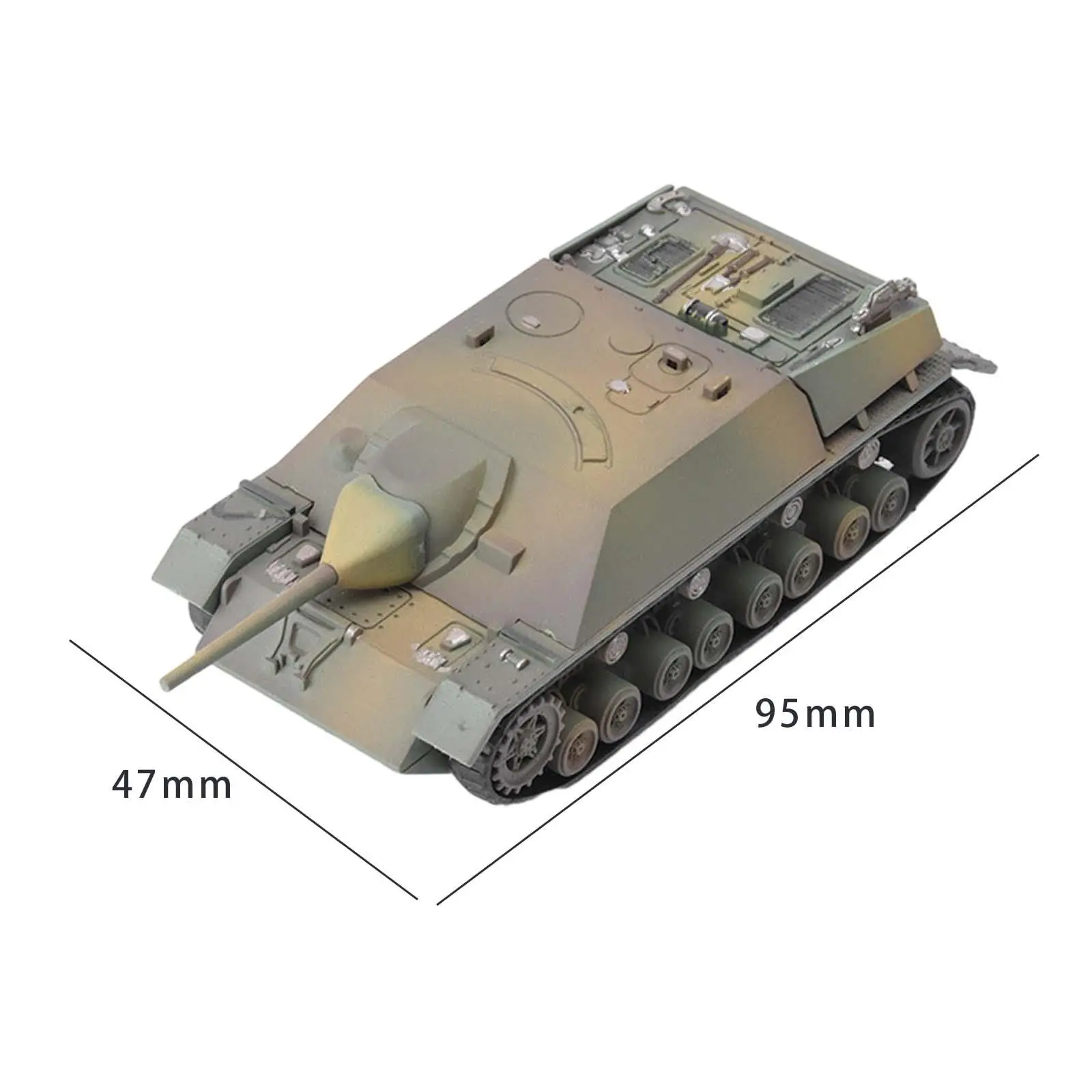 1:72 Scale Tank ชุดรถถังของเล่นคอลเลกชัน Miniature Tank Building ชุดสําหรับเด็ก