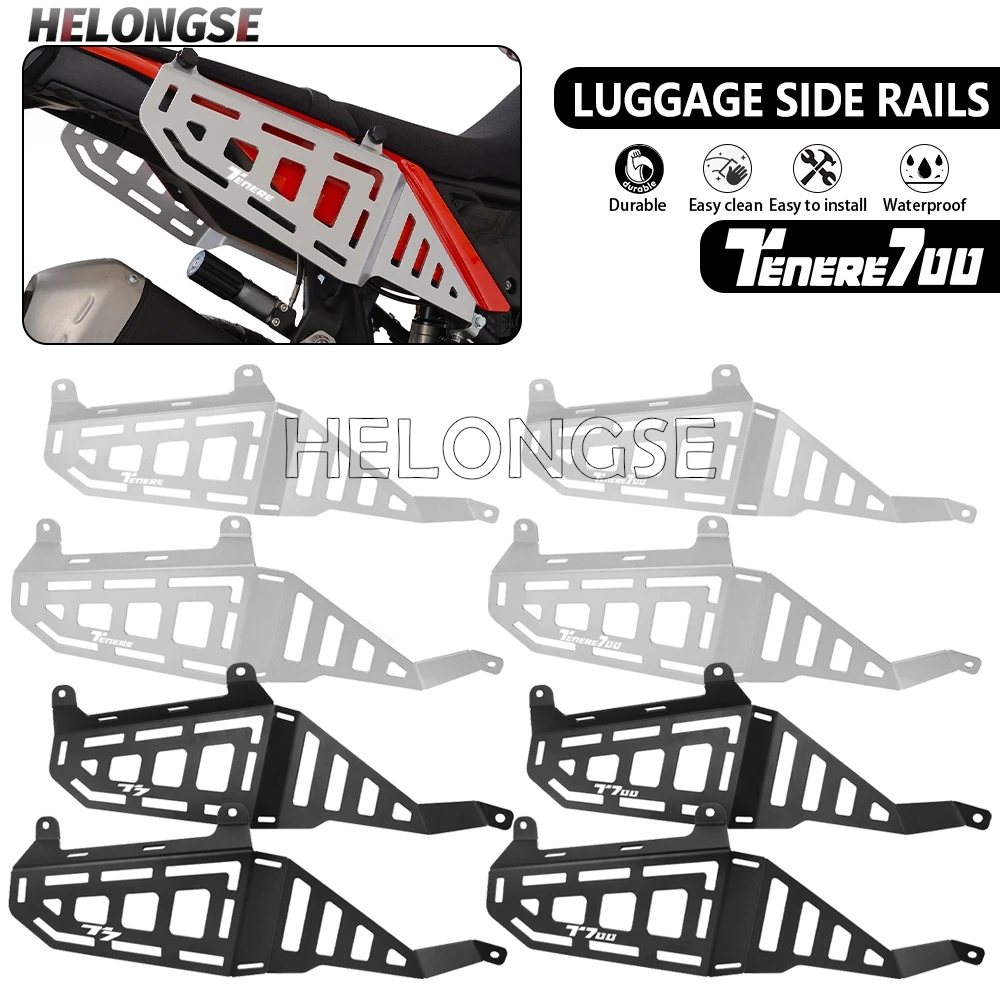 

New For Yamaha Tenere 700 / T7 Tenere700 2020 2021 2022 2023 2024 T700 Luggage Side Rails Side Luggage Rack Side Bracket Carrier