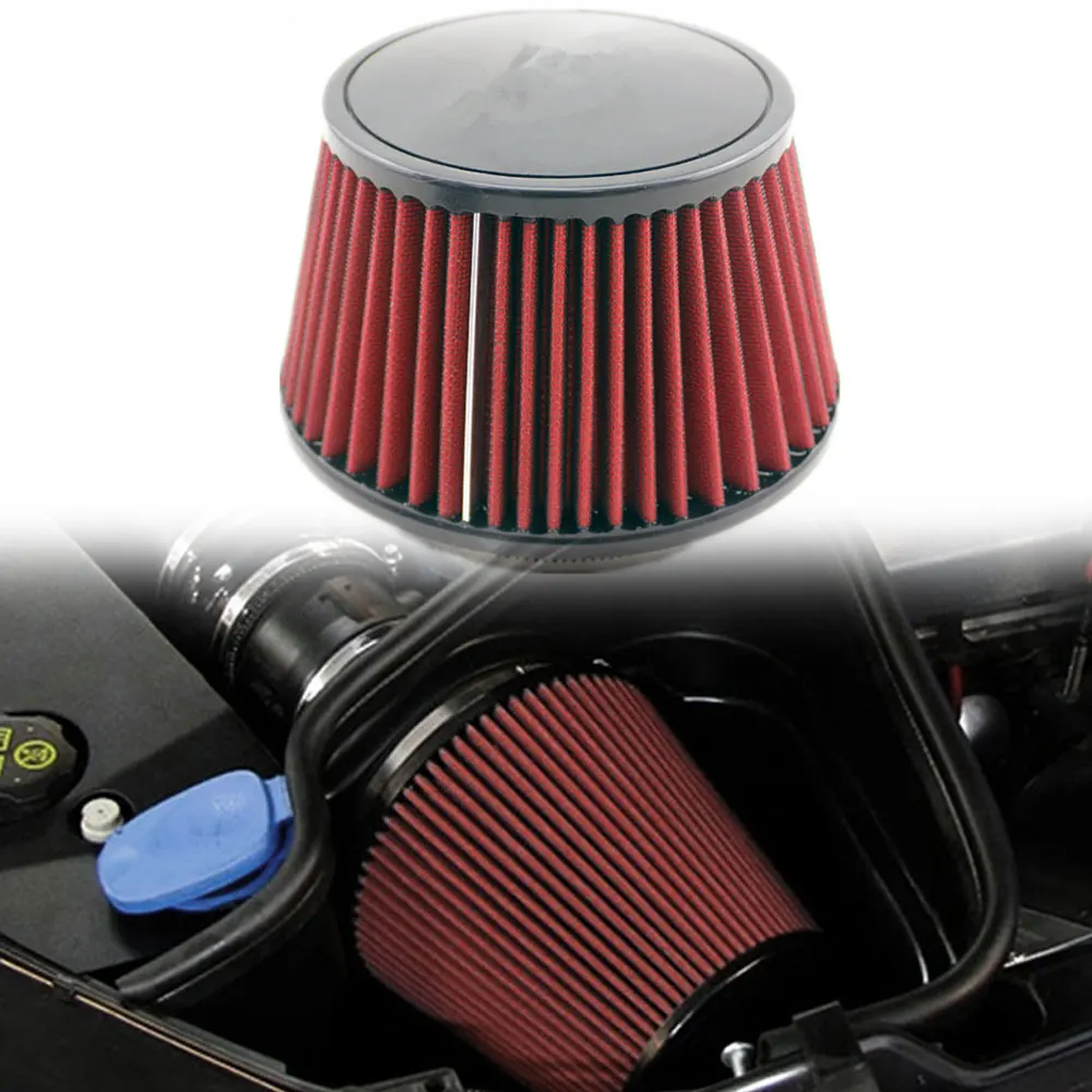 

115mm Universal Car Air Filter High Flow Inlet Car Cold Air Intake Air Filter Cleaner Pipe Modified Scooter