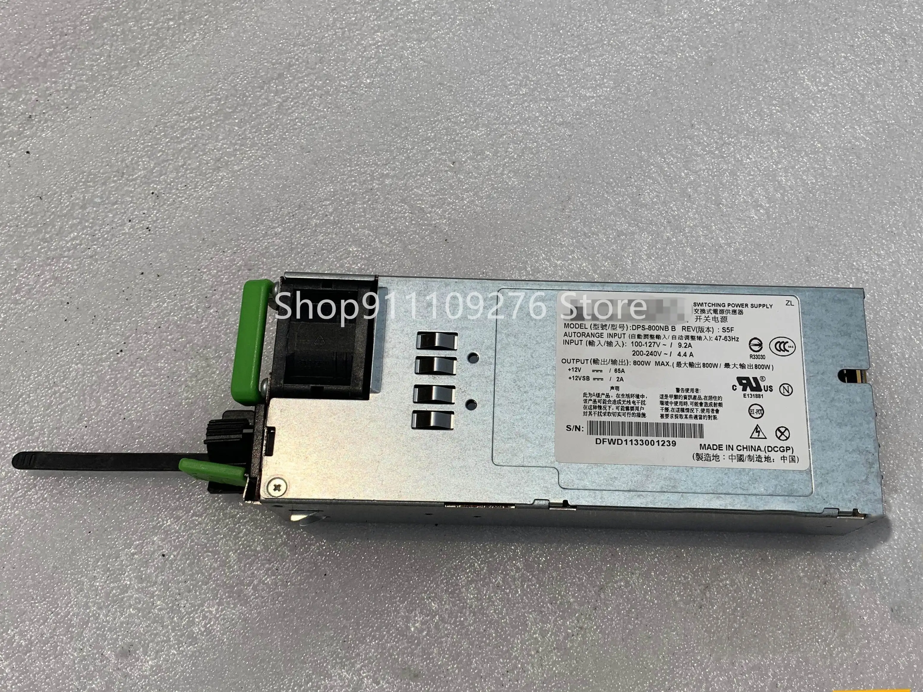

Оригинальный блок питания для серверного блока питания Delta DPS-800NB B MAX 800w