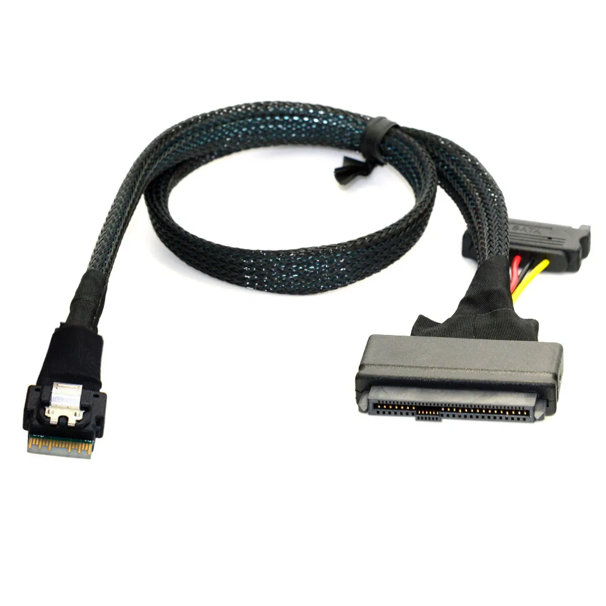 

Slimline SFF-8654 4i NVME PCIe SSD Cable for Mainboard SSD 750 p3600 p3700 M.2 to U.2 U2 SFF-8639