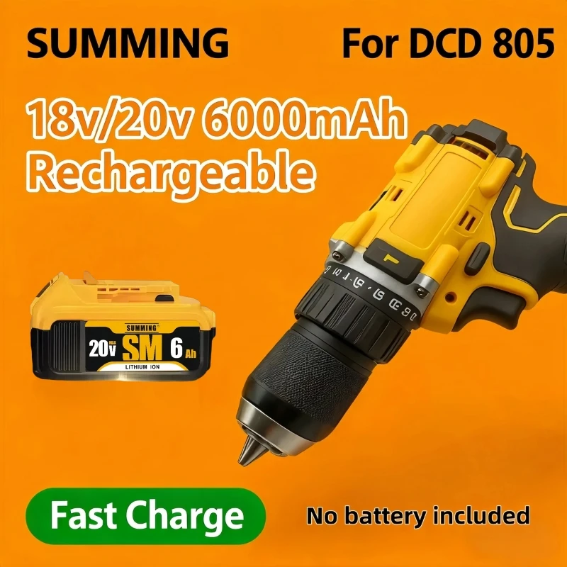 

Lithium Battery 20V RechargeableBrushless Compact ElectricScrewdriver replaceable Hand Drill Impact Drill DCD805 ✅ for DCB206