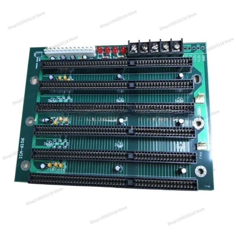 For PCA-6106-B/ICA-6106_6 Slot Full ISA Industrial Control Baseplate AT/ATX Interface ISA Slot Board
