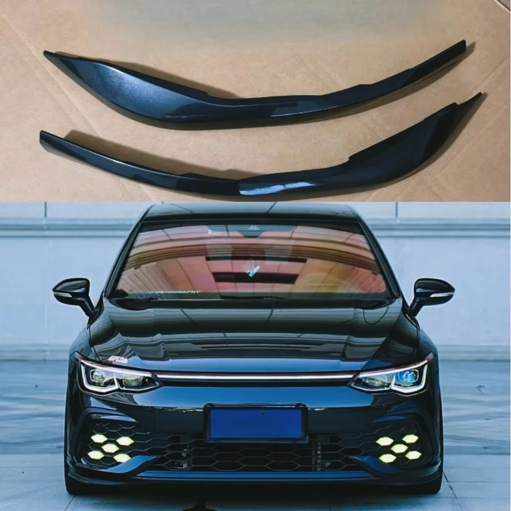 ZF-F Para Volkswagen Golf 8 R-Line GTI 2021-2024, Estilo CS, Divisor de Labios Delanteros, Alerón Trasero, Kit de Carrocería, Ac