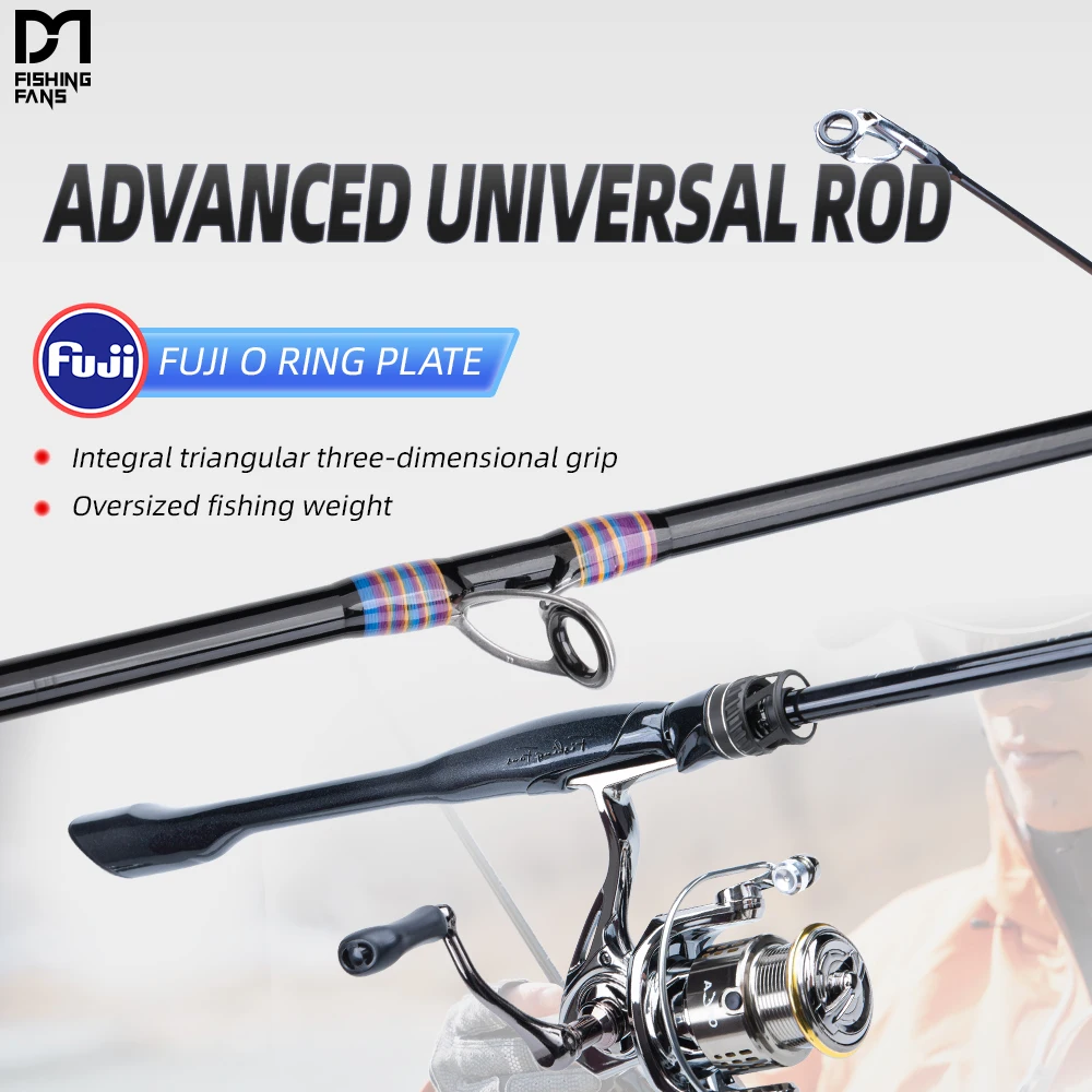 

FISHINGFANS ML M Fast action Spinning Rod For Bass High Carbon Long Throwing Fishing Rod In FUJI Accessories