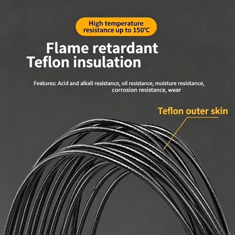 462E DB9 Single Head Wire DB9pin/DB15P/DB25P Connector High Temp Resistant Flame Retardant Cord