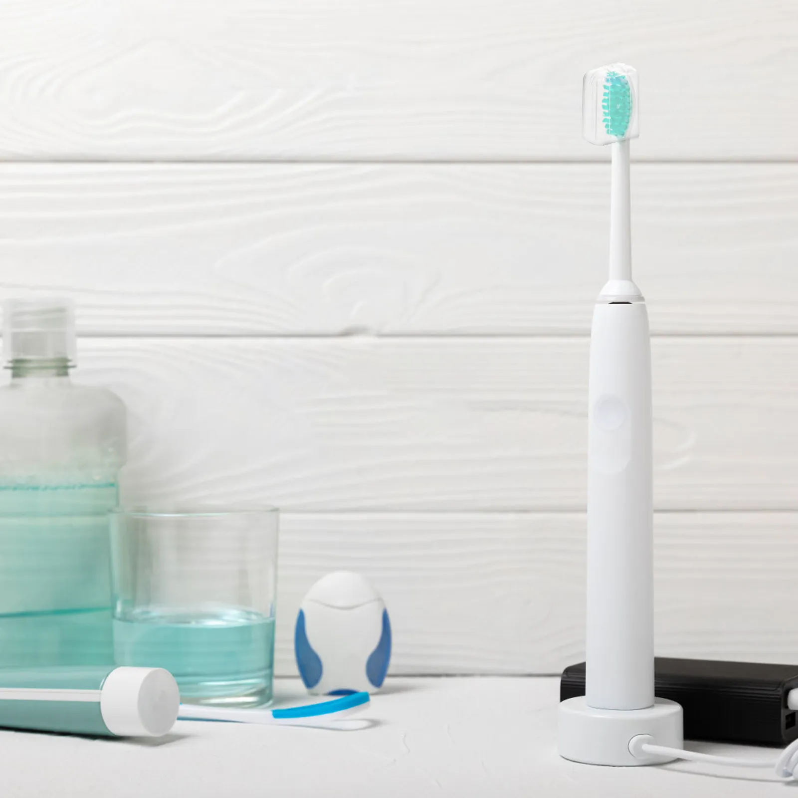 

20 шт. прозрачных защитных колпачков для электрических зубных щеток, дорожные чехлы для насадок, легко снимать и чистить