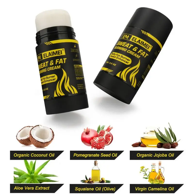 

75g Slimming Cream Belly Fat Burner Sweat Enhancer Burning Weight Loss Abdomen Abdominal Muscle for Men and Women Free Shipping